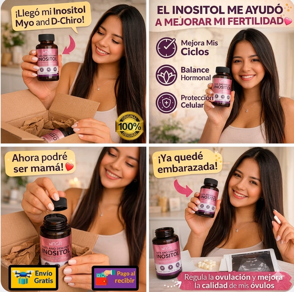 Inositol Complex 40:1 + Isoflavonas - Equilibrio Hormonal y Fertilidad